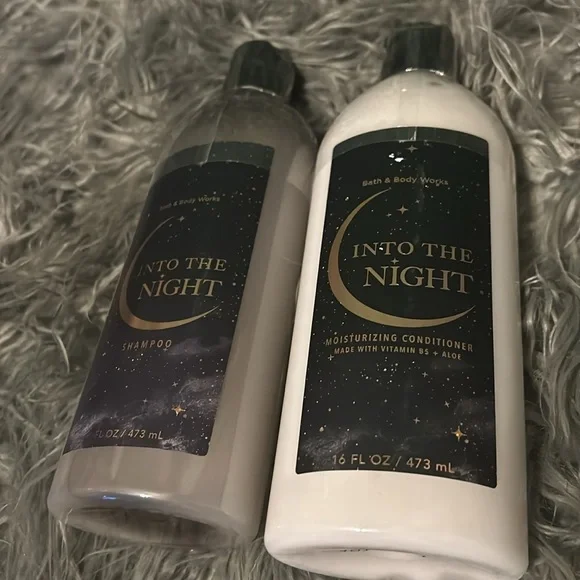 NWTs BATH & Body Works INTO THE NIGHT Shampoo & Conditioner 16oz BUNDLE of 2 - Picture 7 of 7